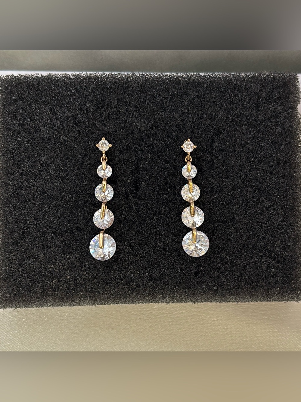 Sparkling CZ Dangle Drop Earrings for Women